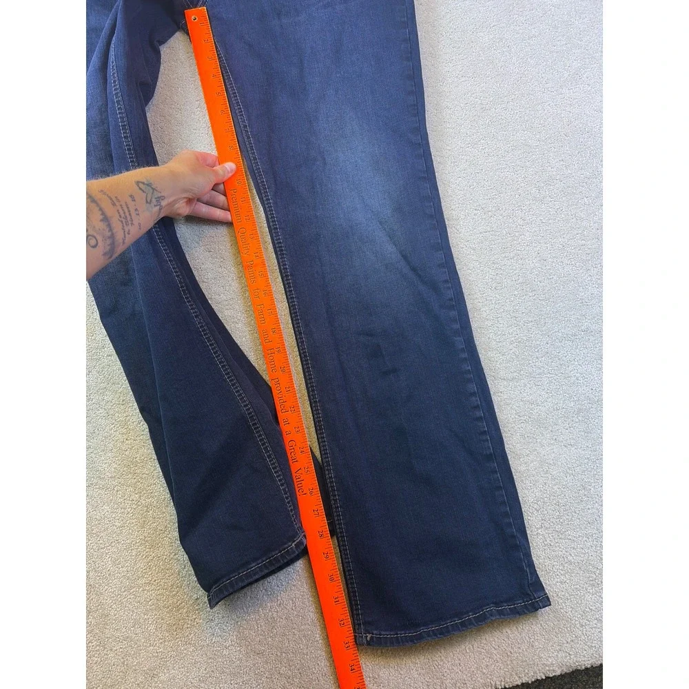 Silver Jeans Zac Relaxed Straight Jeans Mens 36x34 Blue Dark Wash M42408EBB419